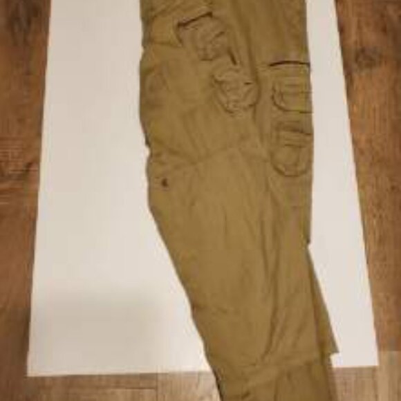 Cargo Men's Khaki/Tan Pants with 9 Pockets - Size 30/30 - Picture 5 of 8